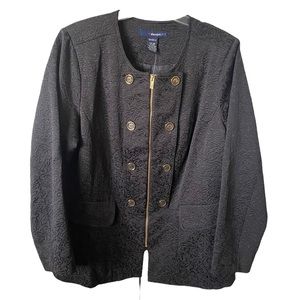 Denim 24/7 zip front Jacket. Size  18W